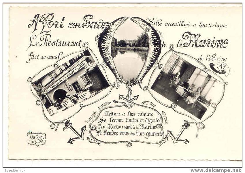 6681 A Port sur Saone le restaurant La Marine ed Vienot