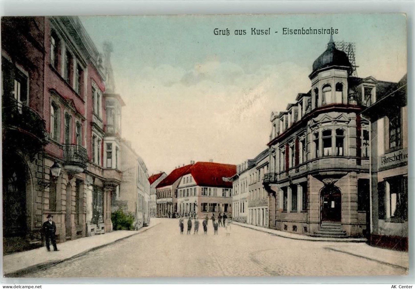 66869 W6798 Kusel 1911 - Eisenbahnstraße - 13471849