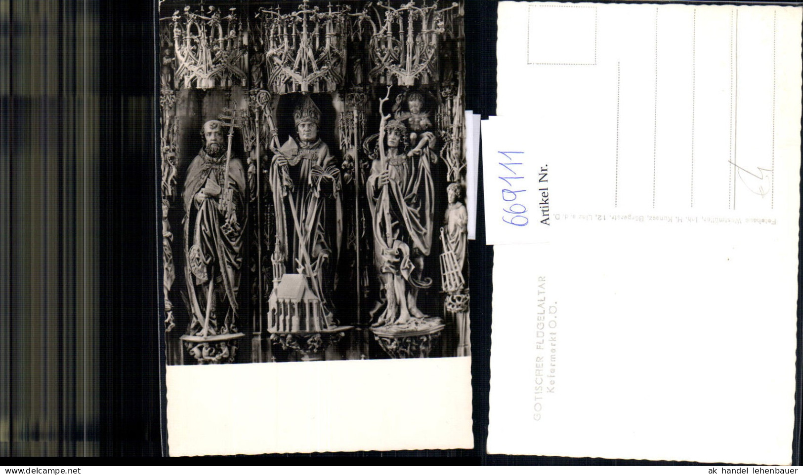 669111,Kefermarkt Gotischer Flügelaltar