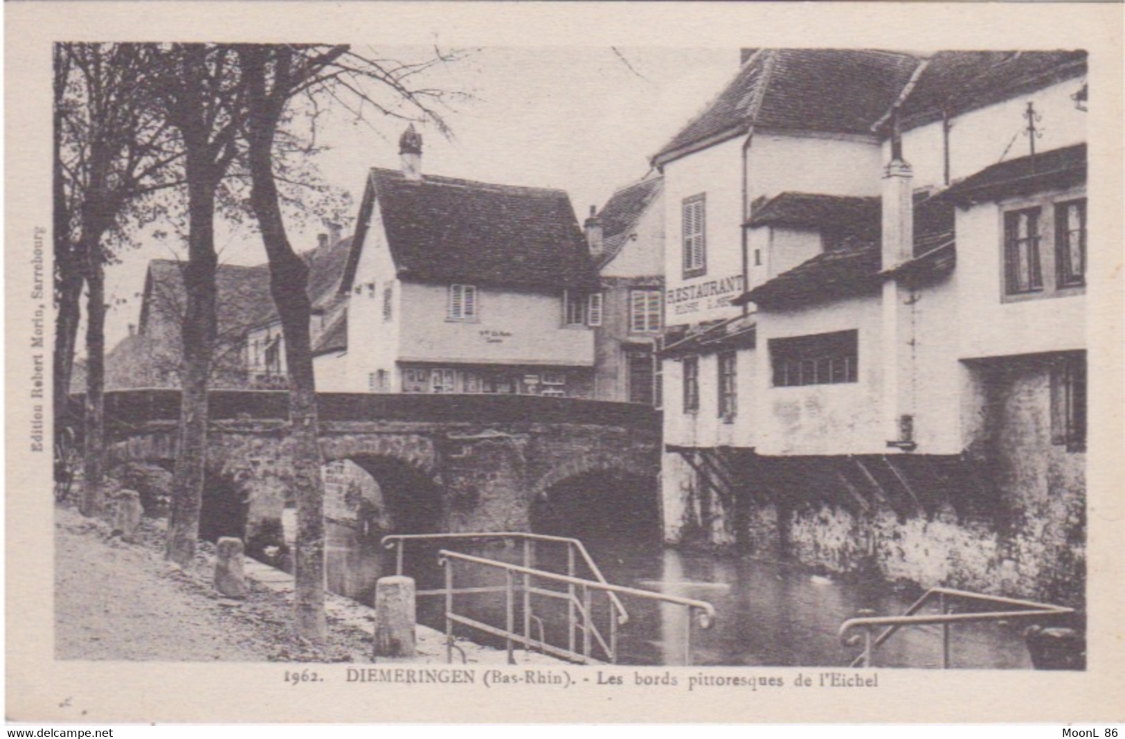 67 - DIEMERINGEN - BAS-RHIN - LES BORDS PITTORESQUES DE L'EICHEL - RESTAURANT