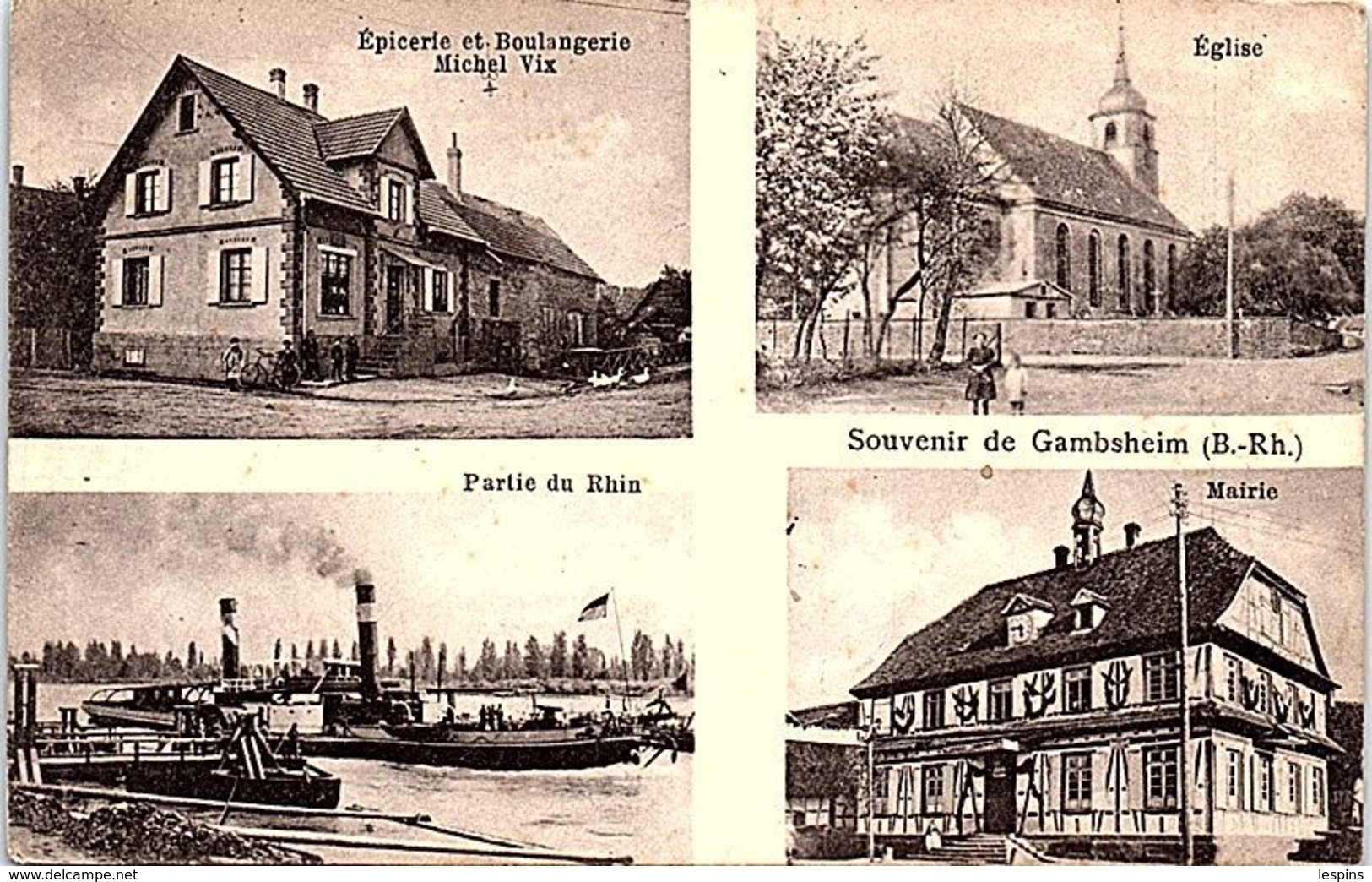 67 - GAMBSHEIM - 4 vues