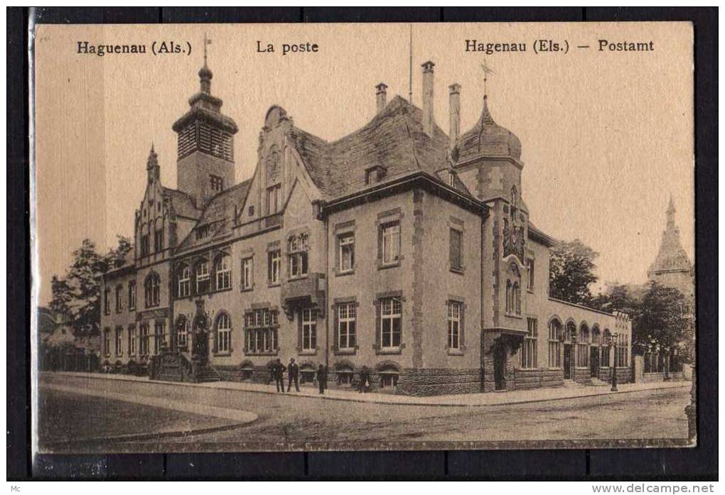 67 - Haguenau - La poste - Hagenau - Postamt