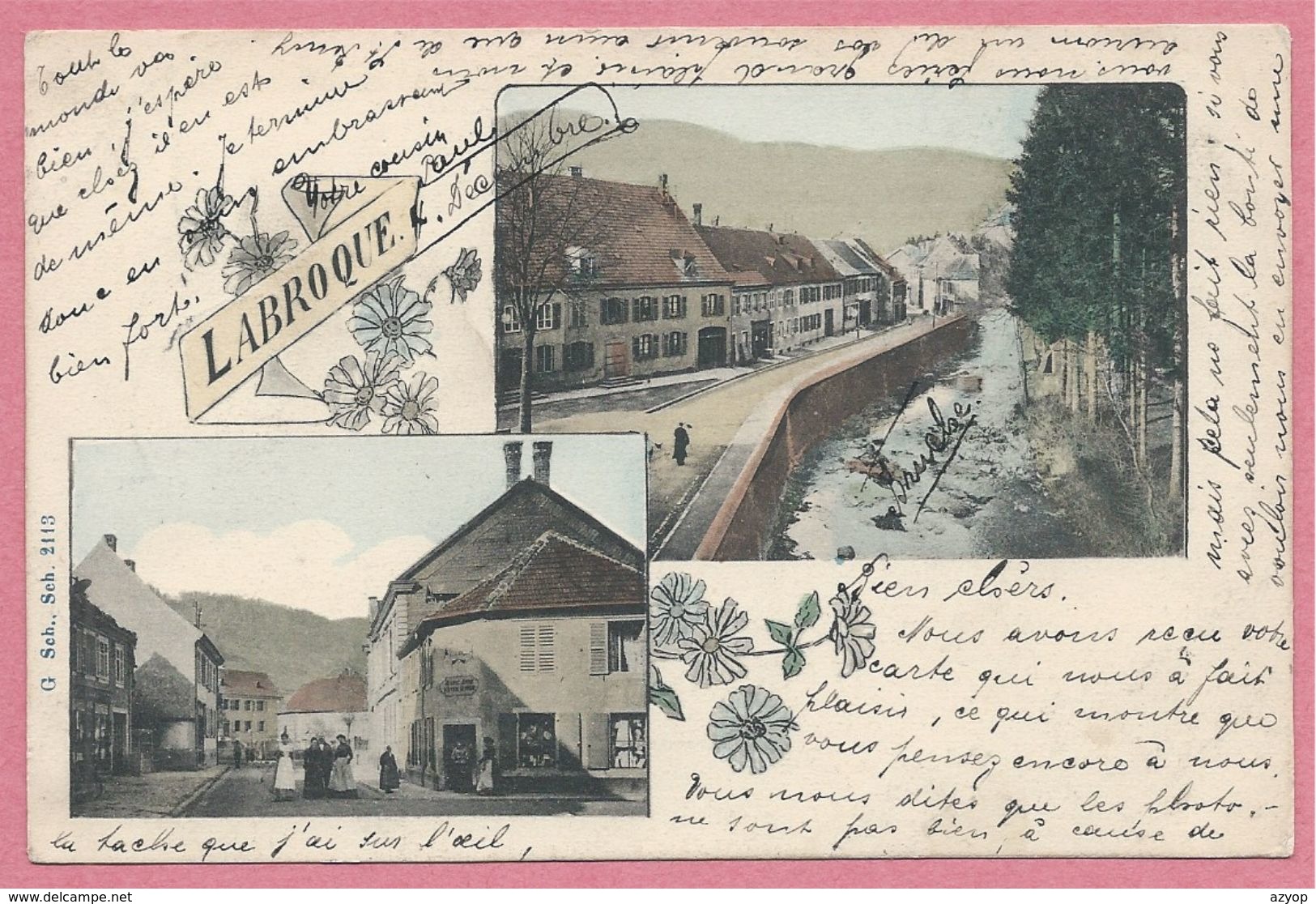 67 - LA BROQUE près SCHIRMECK - 2 vues