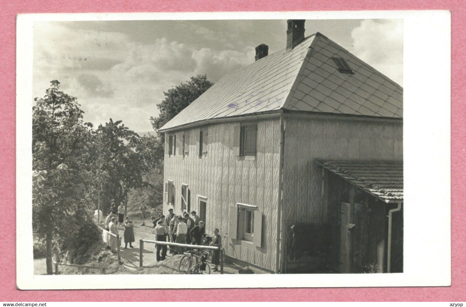 67 - LA BROQUE - Refuge FRECONRUPT - Carte photo - Amis de la Nature - Section SCHILTIGHEIM