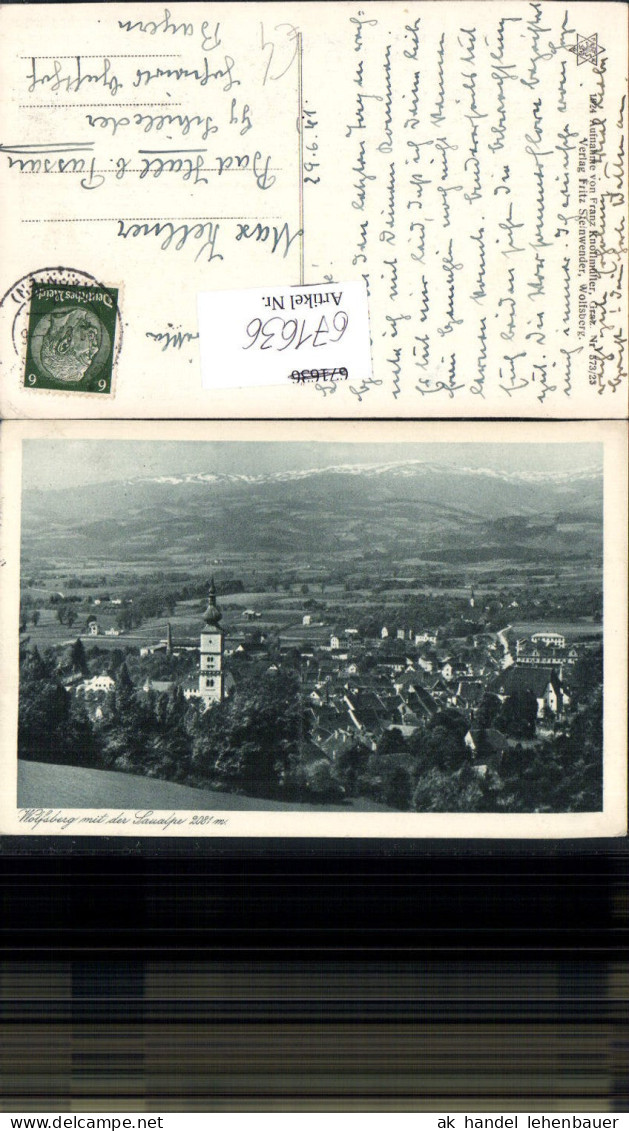 671636,Wolfsberg mit der Saualpe