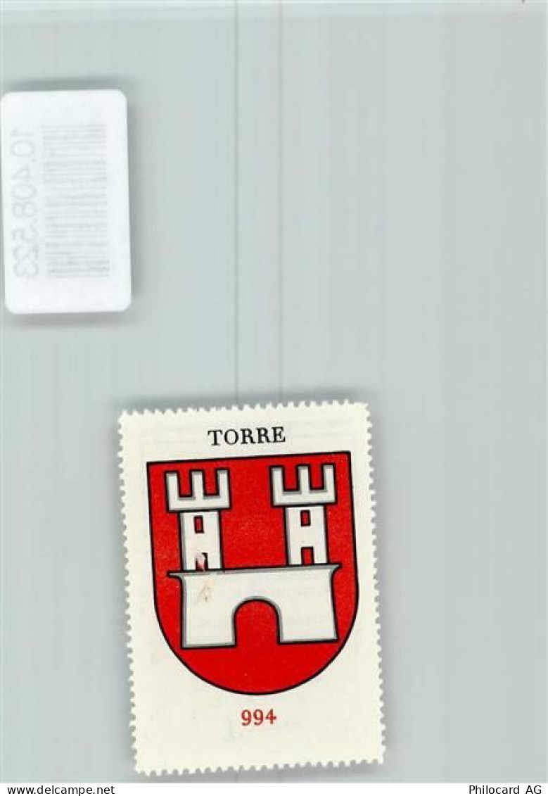 6717 Torre Blenio - Vignette Wappen Kaffee Hag ca 1920-1940 - 10408523