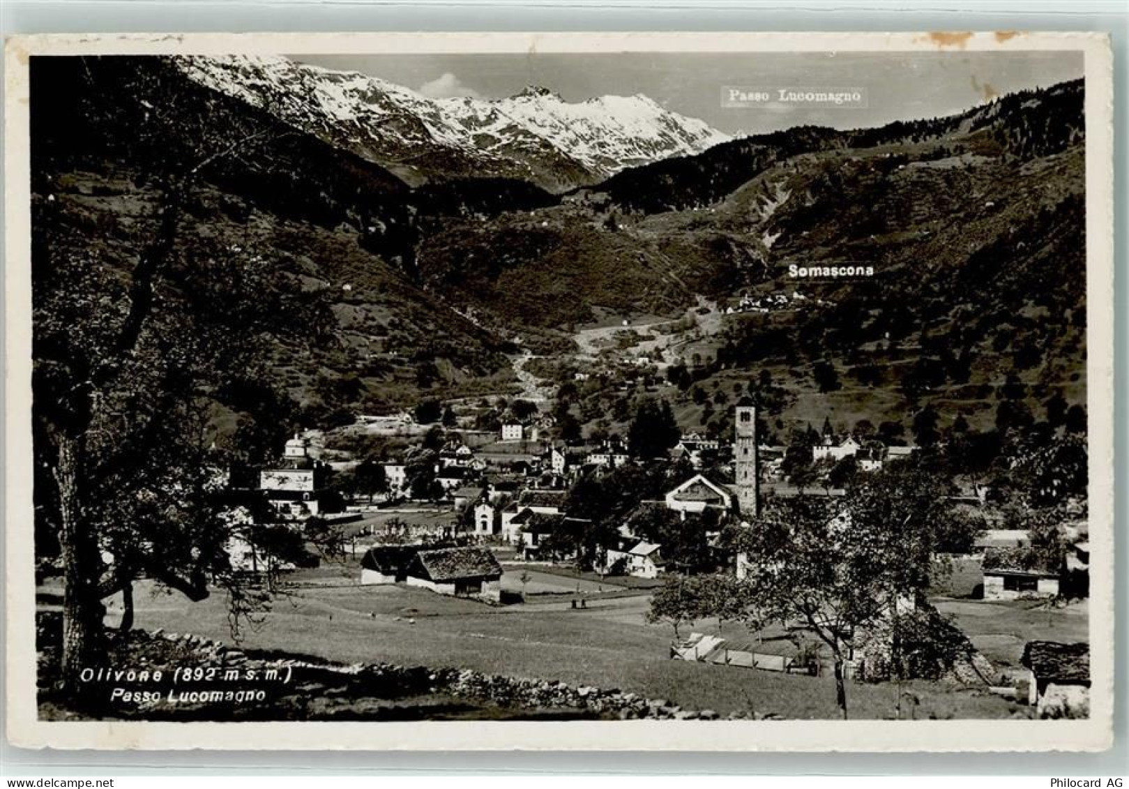 6718 Olivone Blenio - Feldpost Fest Kp 29 - 10622752