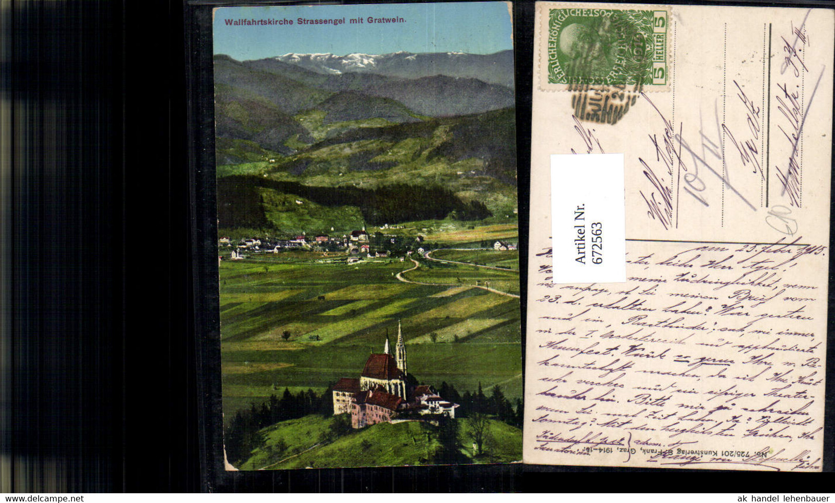 672563,Wallfahrtskirche Strassengel mit Gratwein Gratwein-Straßengel