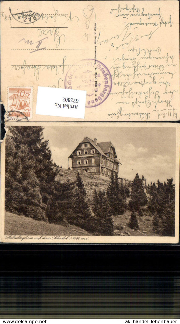 672802,Stubenberghaus a. d. Schöckel St. Radegund bei Graz