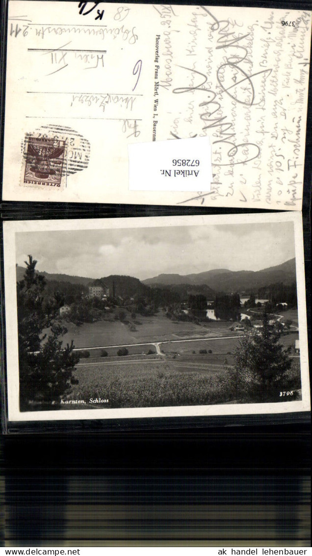 672856,Moosburg Schloss Ansicht