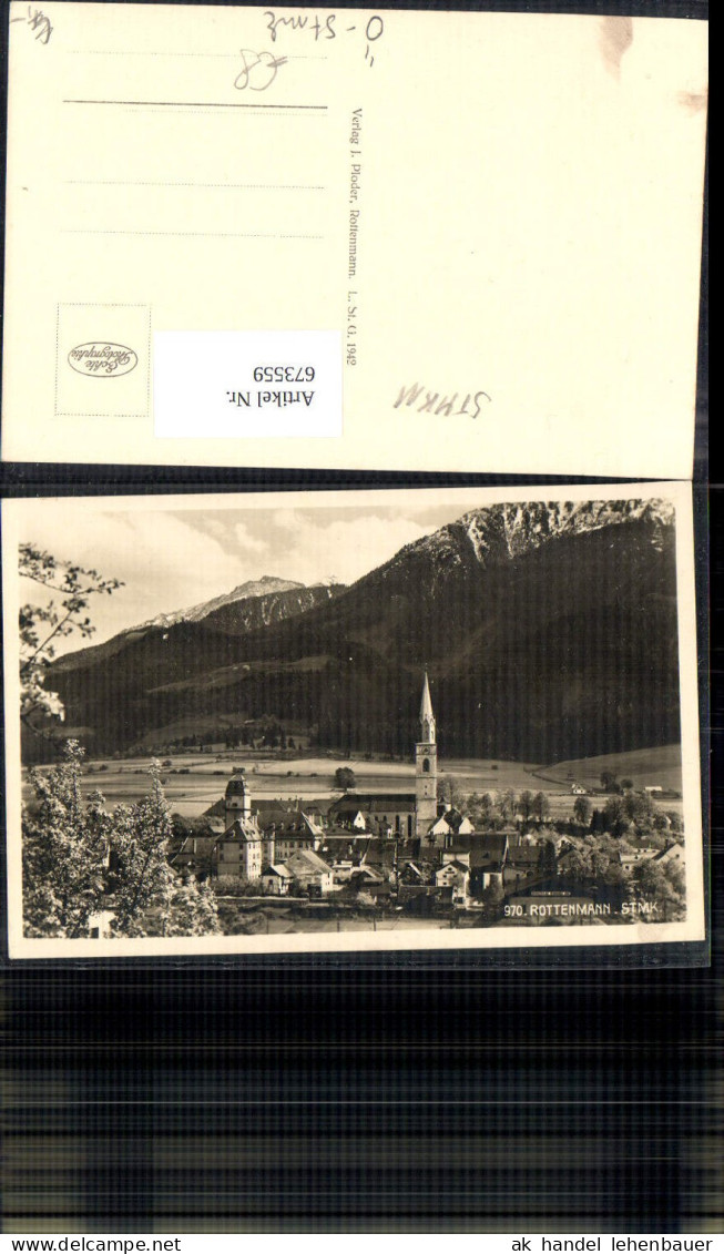 673559,Foto Ak Rottenmann Ansicht