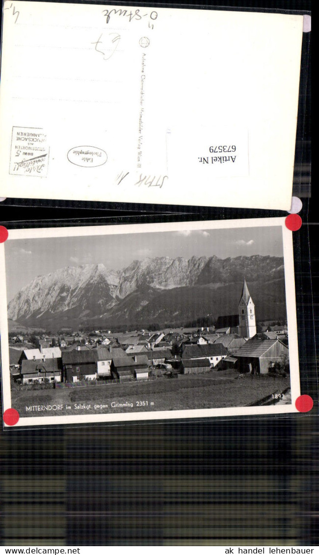 673579,Foto Ak Mitterndorf geg. Grimming Bad Mitterndorf