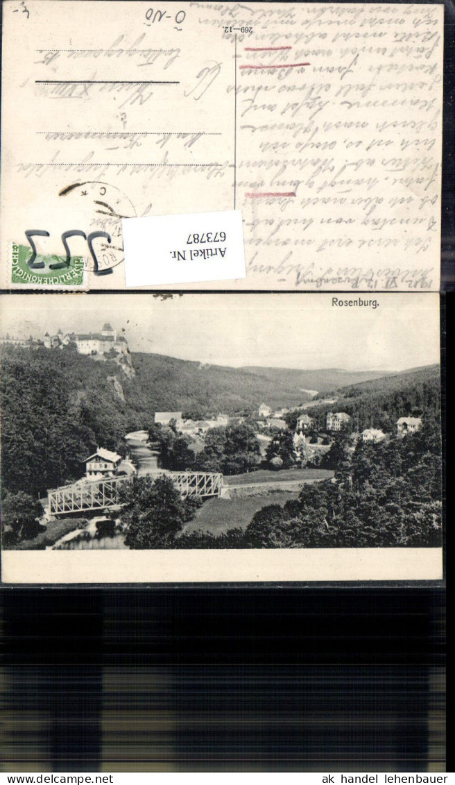 673787,Foto Ak Rosenburg Rosenburg-Mold