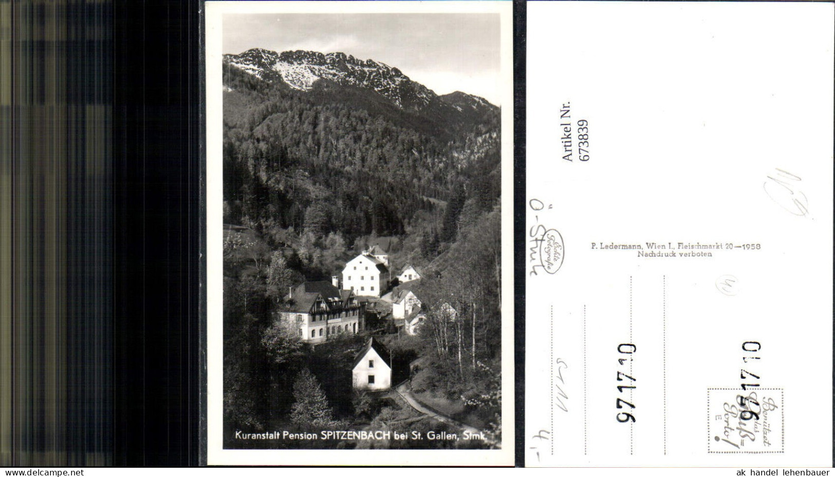 673839,Foto Ak Spitzenbach St Gallen Sankt Gallen