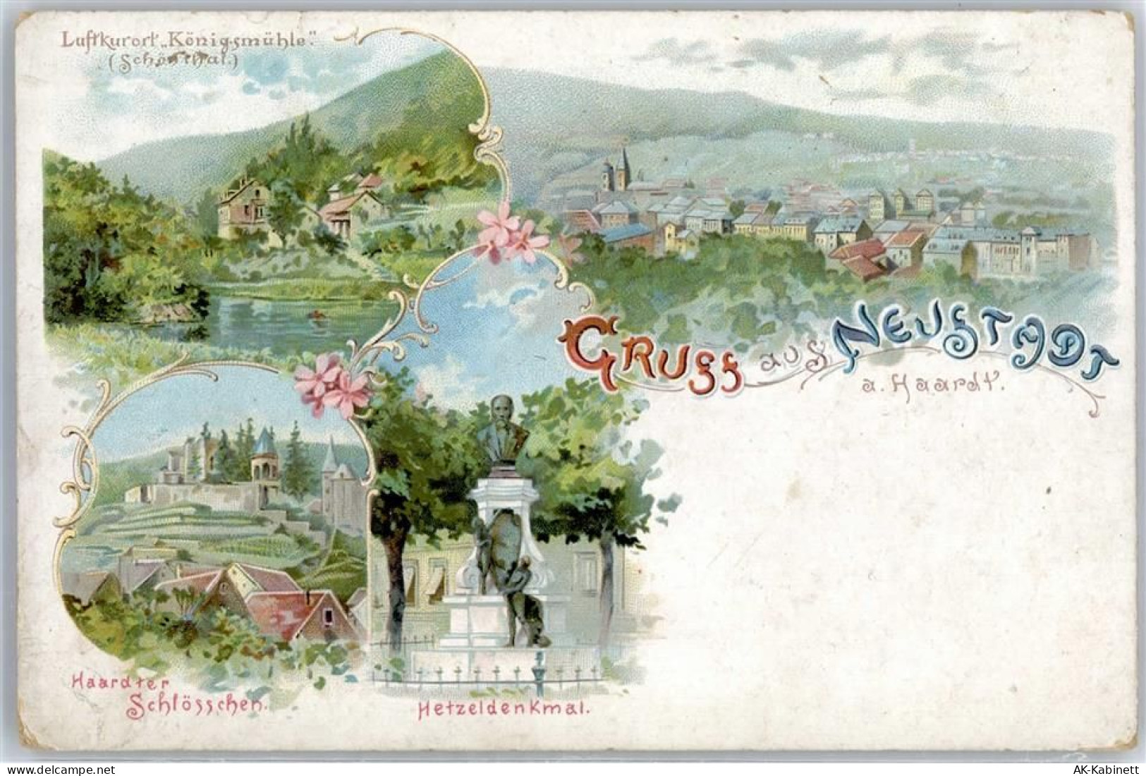 67433 W6730 Neustadt an der Weinstraße Lithographie / Künstlerkarte Haar... - 51394582