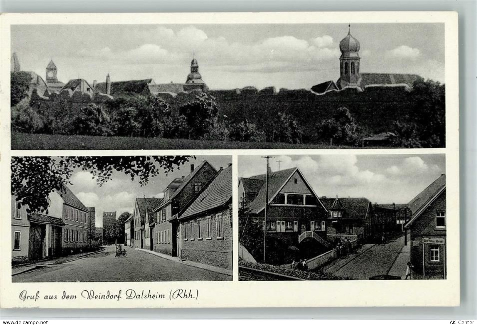 67592 W6523 Flörsheim-Dalsheim 1954 - Straßenbilder AK - 13208336
