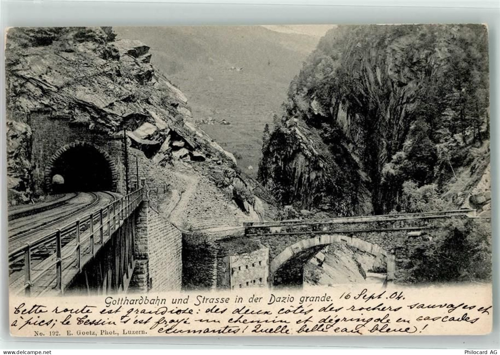 6760 Faido 1904 - Gotthardbahn Dazio grande - 39402688