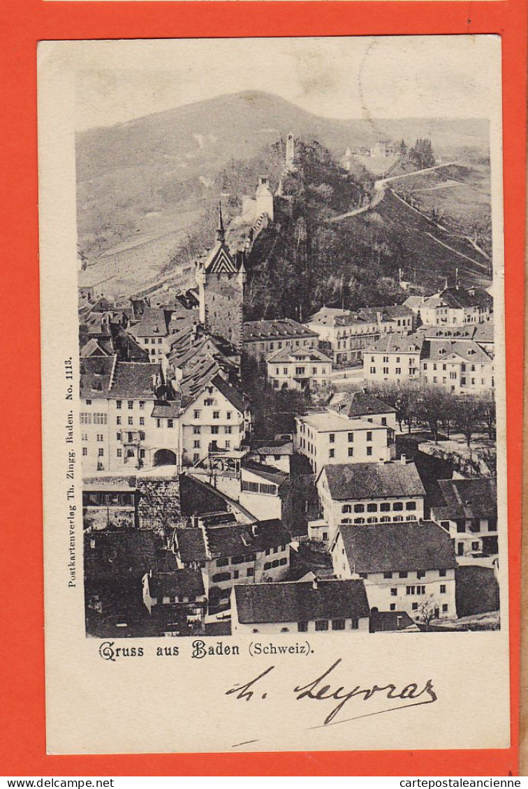 6764 /  ️  Peu Commun Gruss aus BADEN AG Argovie Schweiz 1902 à Louis ALBY Chateau Parisot Soual Estape-Th ZINGG 1113