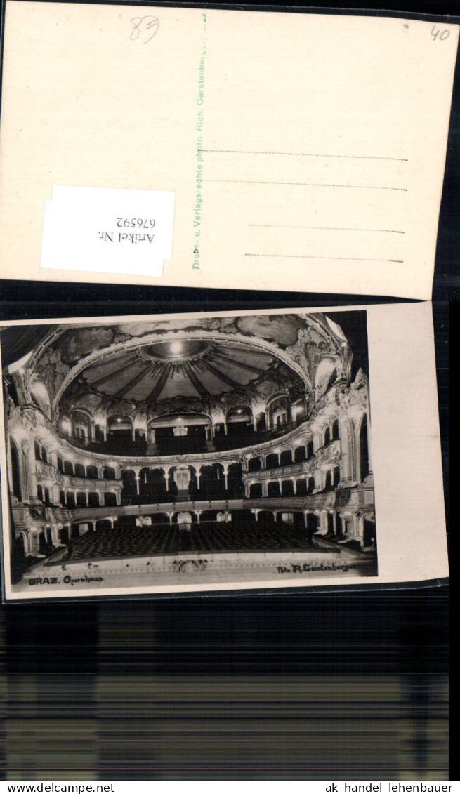 676592,Graz Stadt Opernhaus Oper Theater pub Richard Gerstenberger
