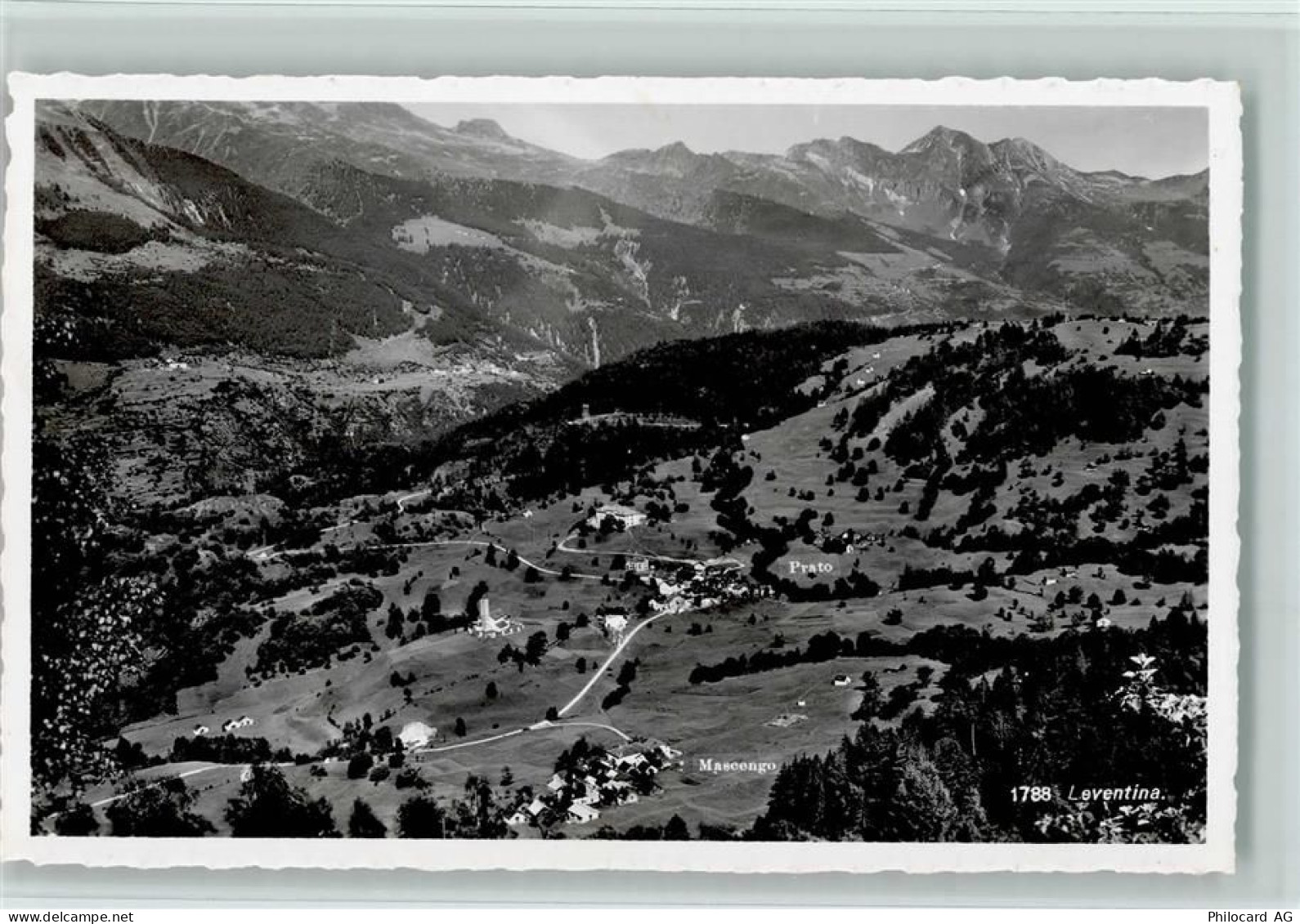 6773 Prato (Leventina) 1910 - Gesamtansicht Leventina Mascengo Prato - 10147718