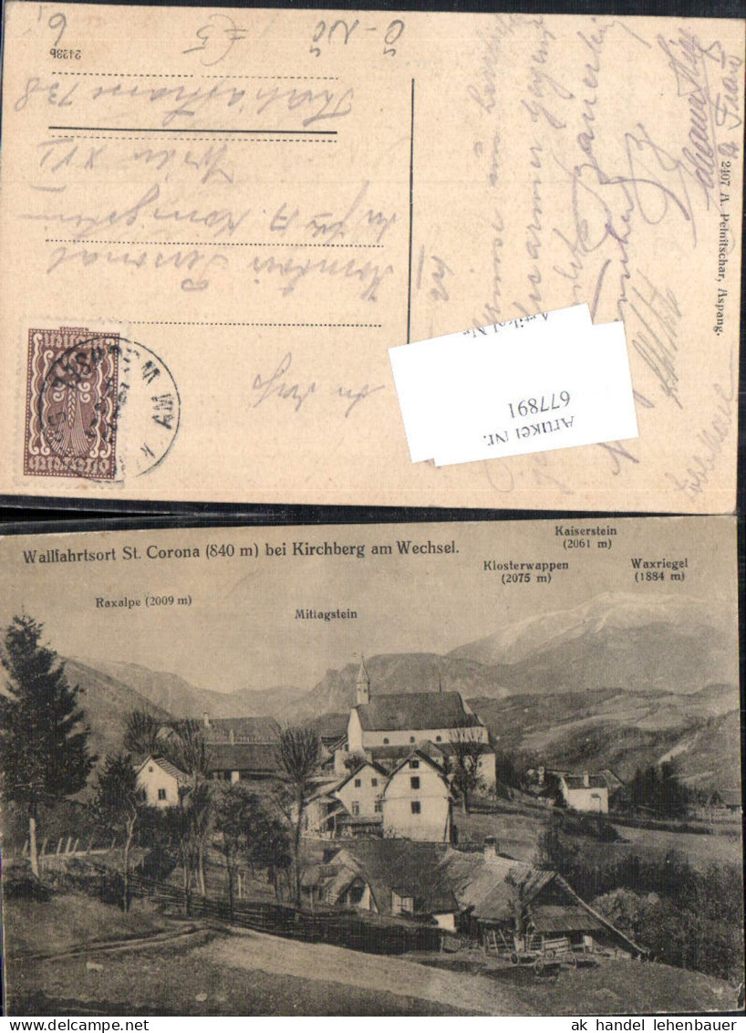 677891 St. Corona am Wechsel b. Kirchberg am Wechsel