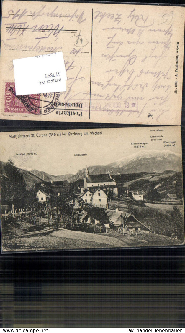 677893 St. Corona am Wechsel b. Kirchberg am Wechsel