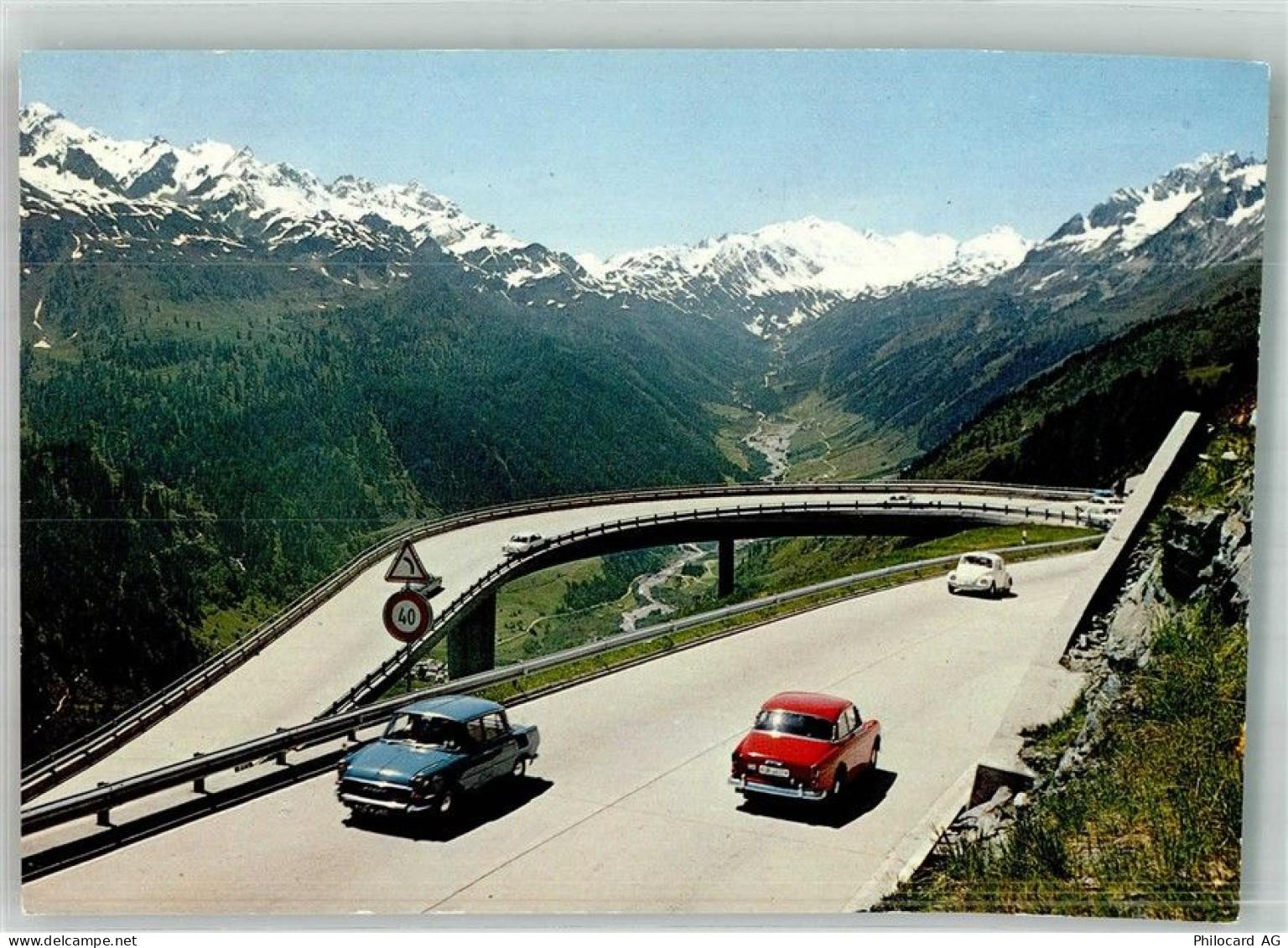 6781 Bedretto Foto AK Auto Gotthardstrasse - 38255979