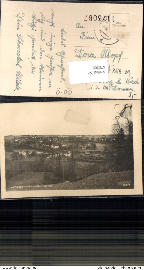 678209 seltene Foto-AK Antiesenhofen m. Reichersberg Ried im Innkreis