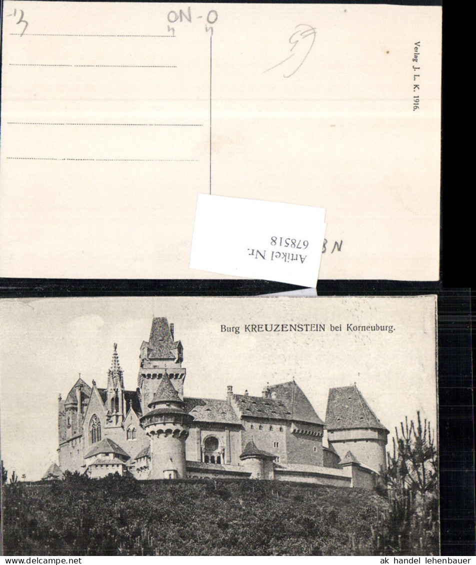 678518 Kreuzenstein b. Leobendorf Korneuburg Burg