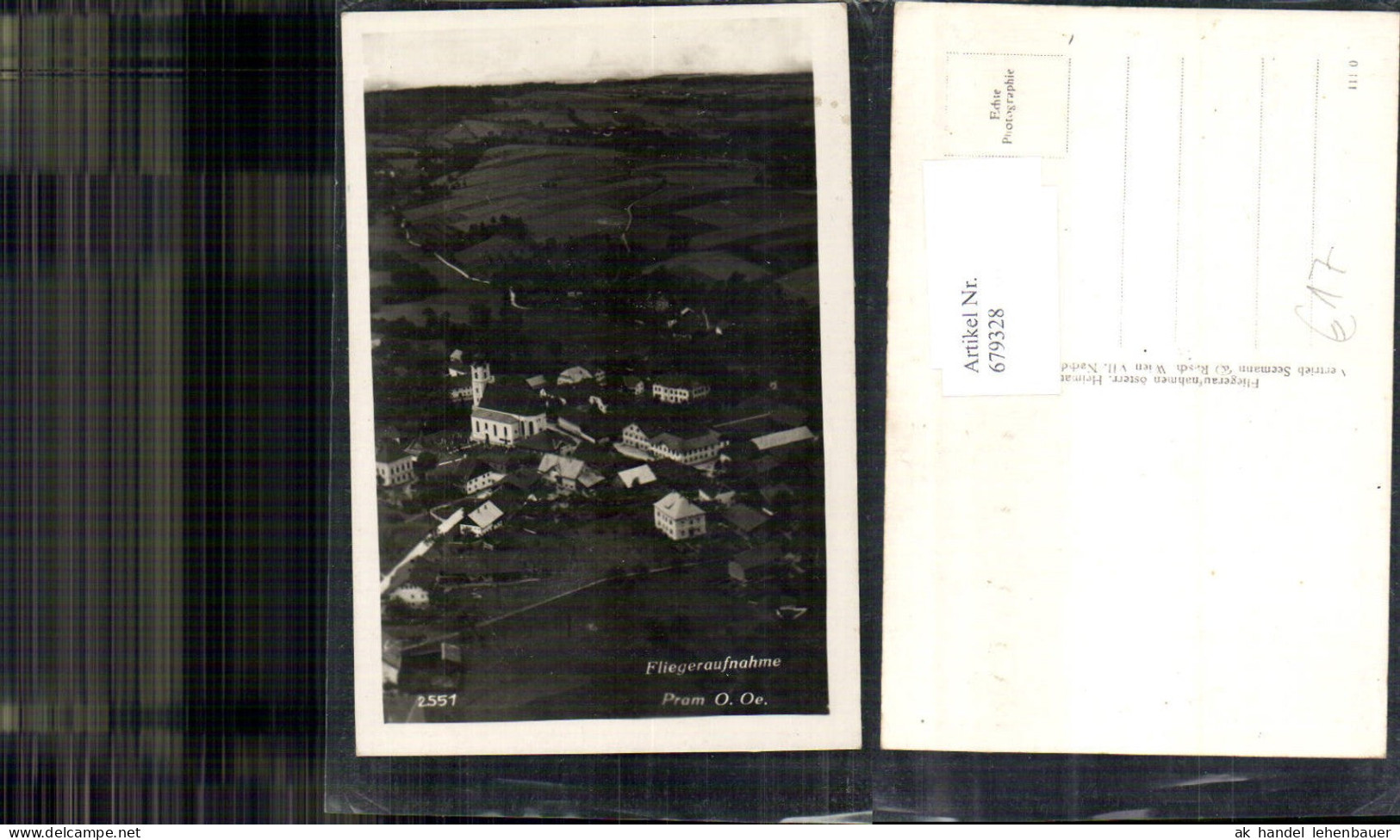 679328 Fliegeraufnahme Pram bei Ried im Innkreis Luftbild