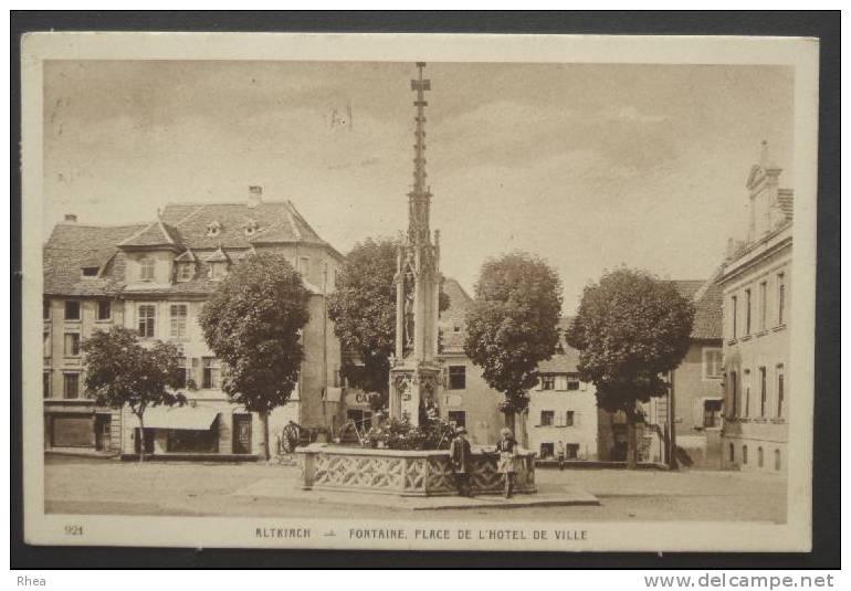 68 Altkirch fontaine sépia    D68D  K68004K  C68004C RH050222