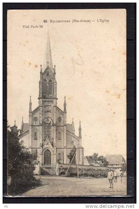 68 - Ballersdorf (Hte-Alsace) - L'Eglise - Visé Paris 16
