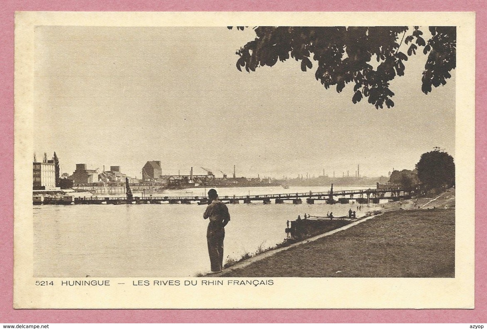 68 - HUNINGUE - Les rives du Rhin français