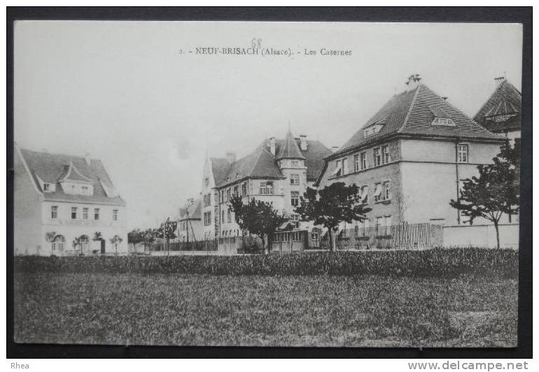 68 Neuf-Brisach caserne sépia    D68D  K68231K  C68231C RH050605