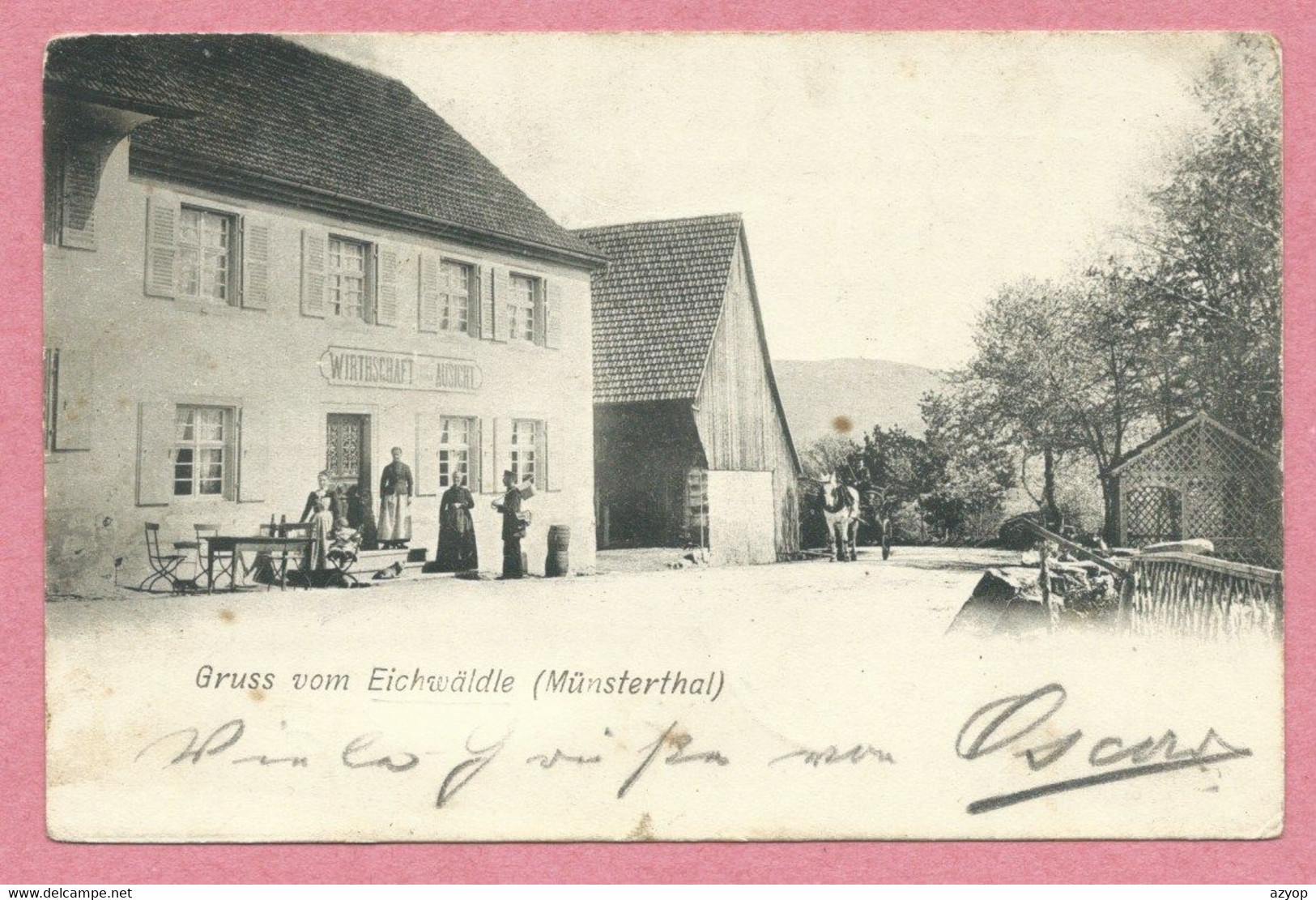 68 - SULZERN - SOULTZEREN  - Vallée de MUNSTER - GRUSS vom EICHWÄLDE - Wirtschaft