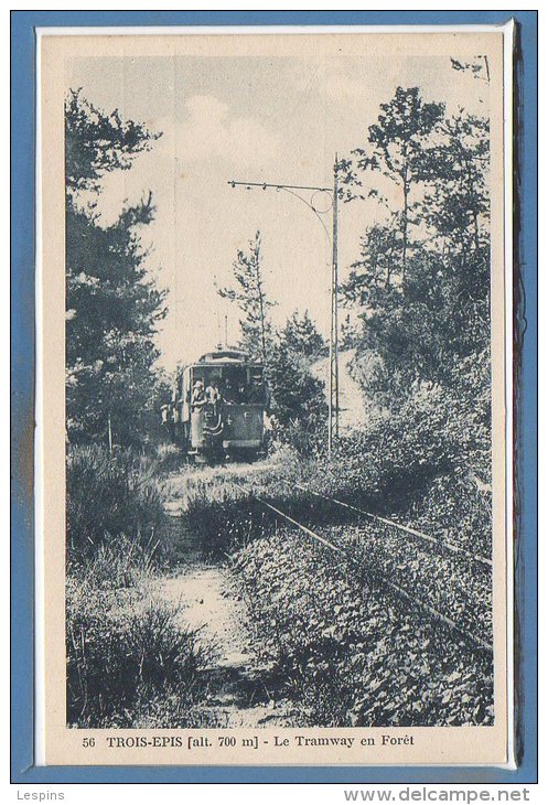 68 - TROIS EPIS --  Le tramway en forêt