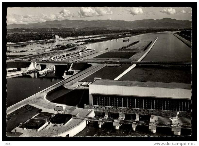 68 Vogelgrun vue aerienne barrage D68D K68231K C68351C RH079265