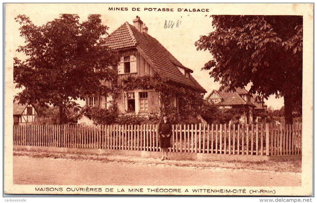 68 WITTENHEIM-CITE - Maisons ouvrières de la mine Théodore