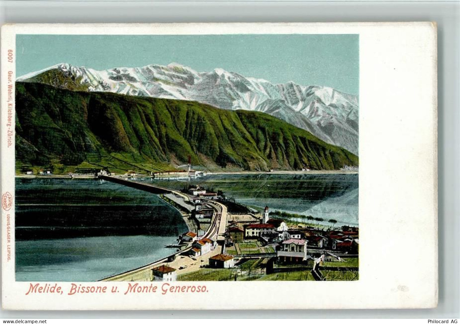 6815 Melide - Staudamm Bissone u. Mt Generoso - 10159773