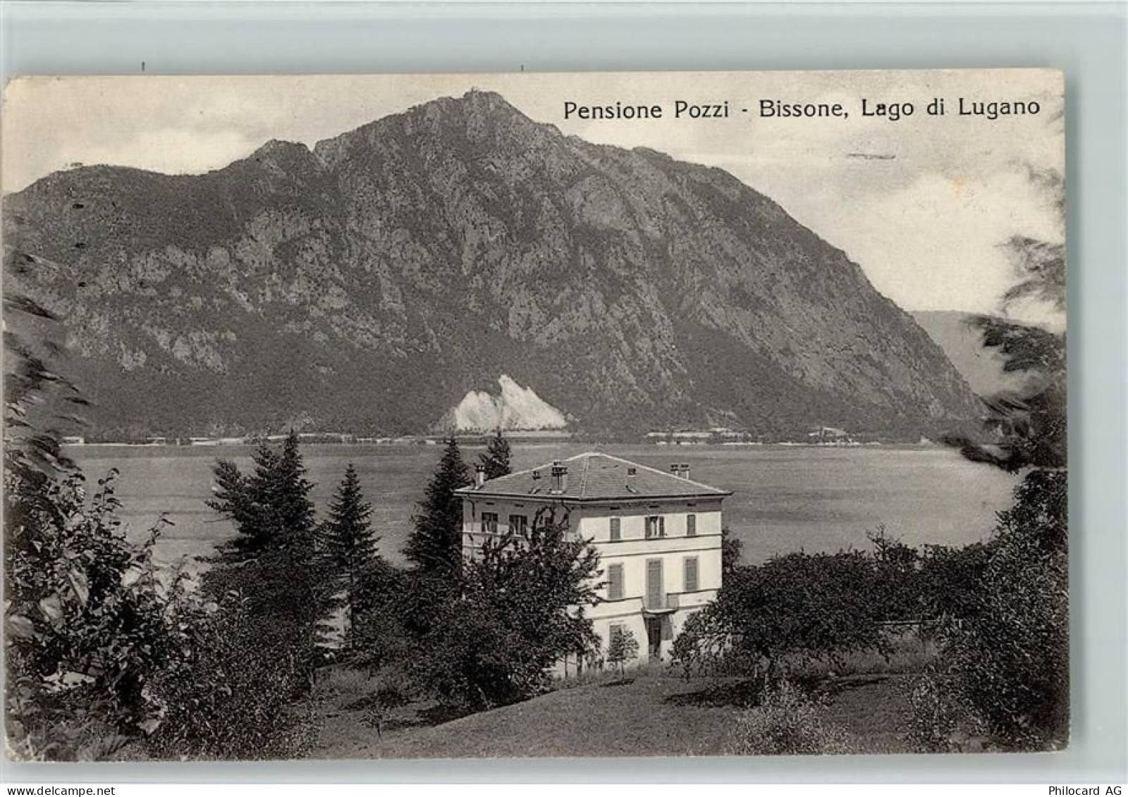 6816 Bissone Gebrauchsspuren Pensione Pozzi - 13117464