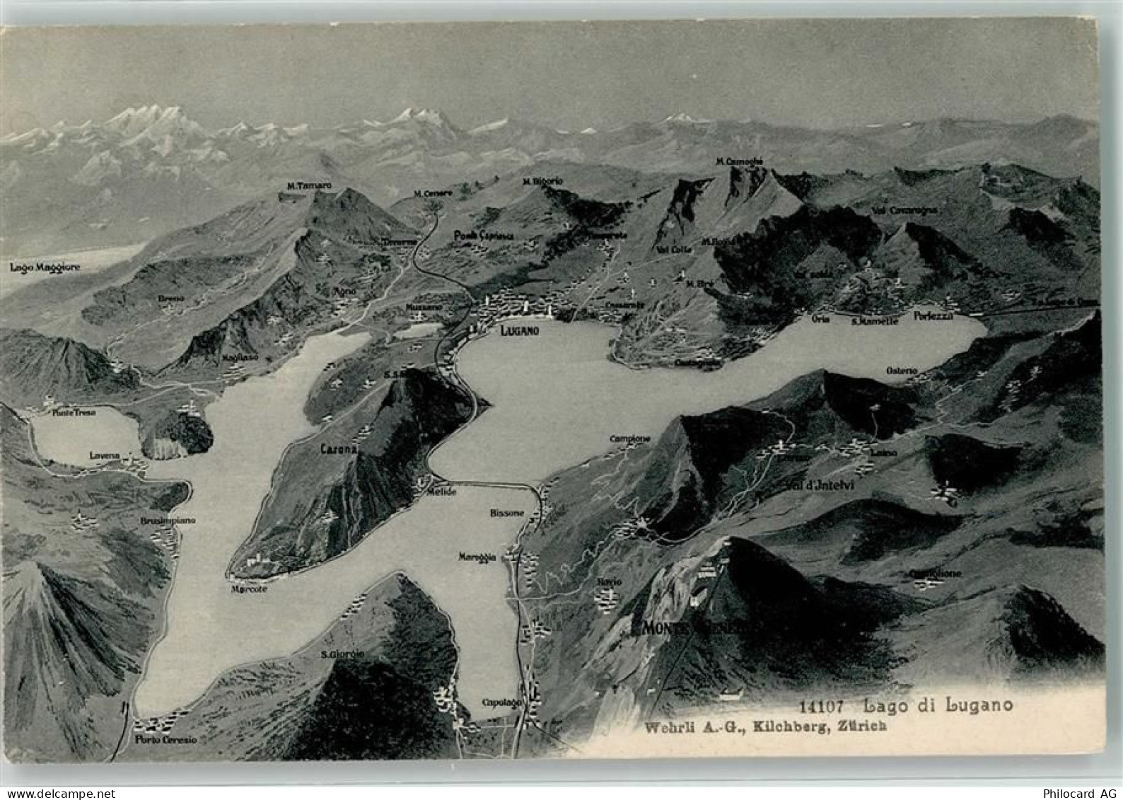 6816 Bissone - Luganer See Vogelschau - 39497638