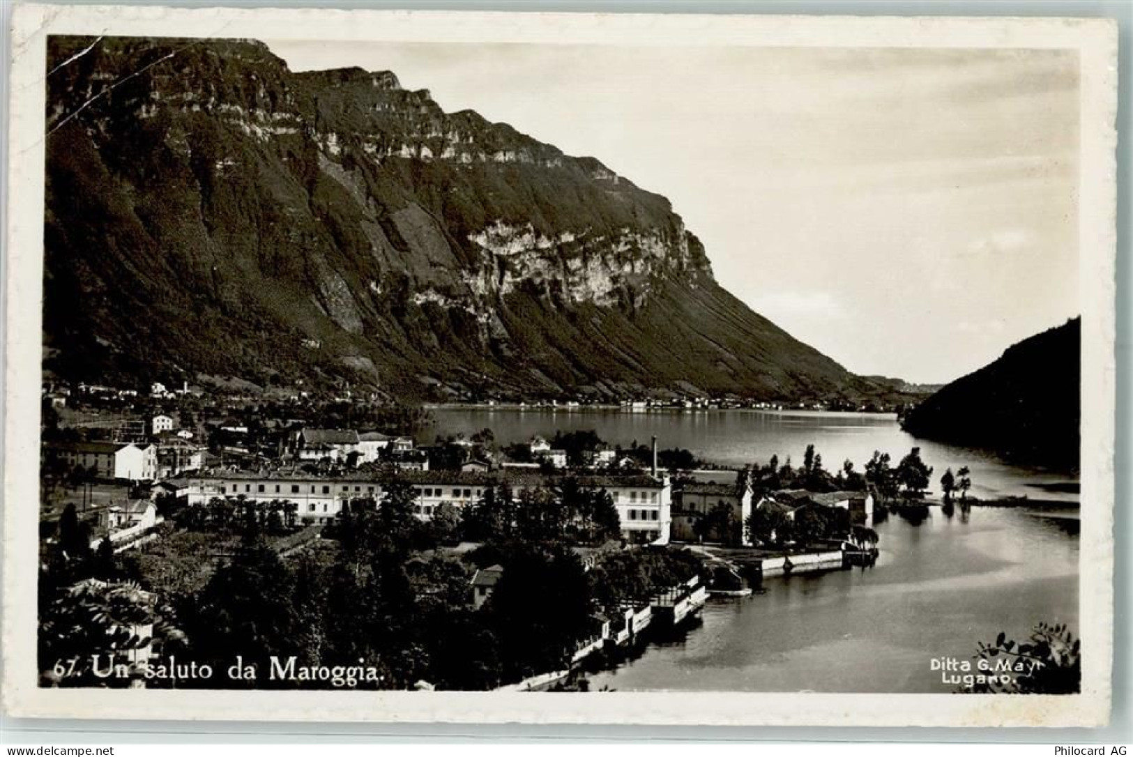 6817 Maroggia Gebrauchsspuren Un Saluto da Maroggia Feldpost - 10302559