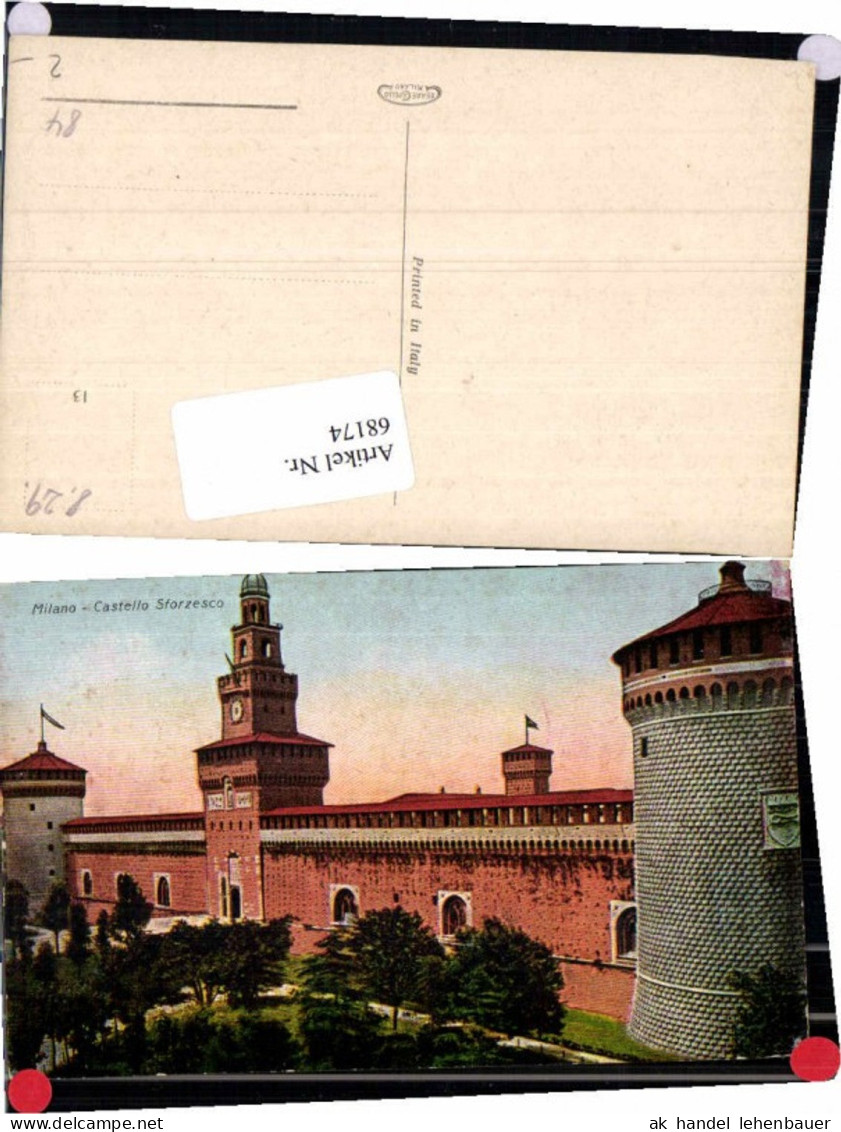 68174,Milan Milano Castello Sforzesco