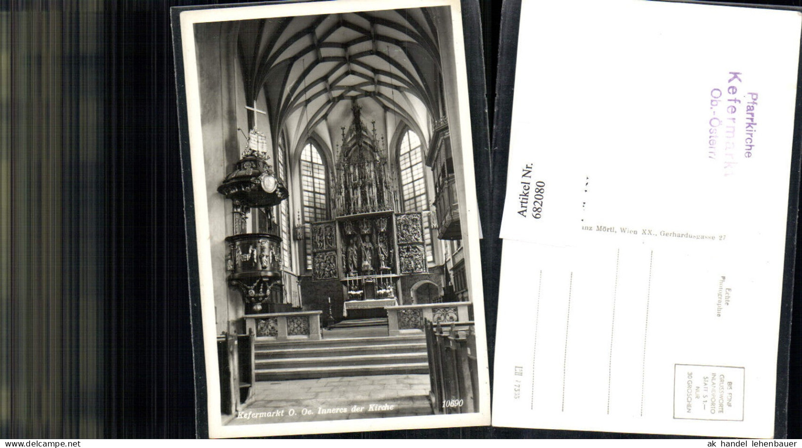 682080 Kefermarkt Kirche Altar