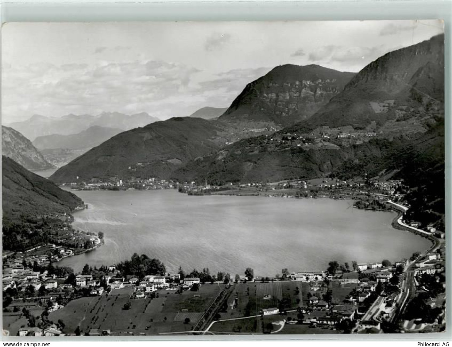 6825 Capolago Gebrauchsspuren Riva San Vitale Aerofoto - 10218100