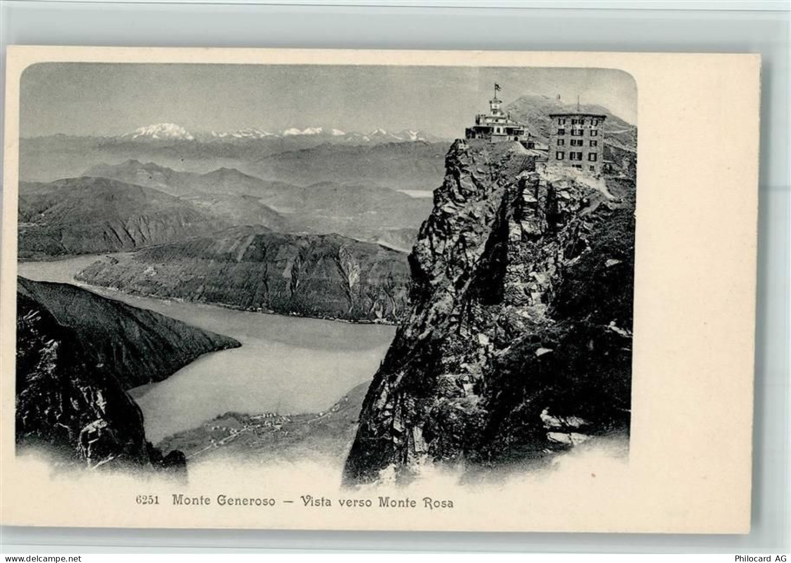 6825 Capolago Monte Generoso Vetta - Vista verso Monte Rosa - 10099057