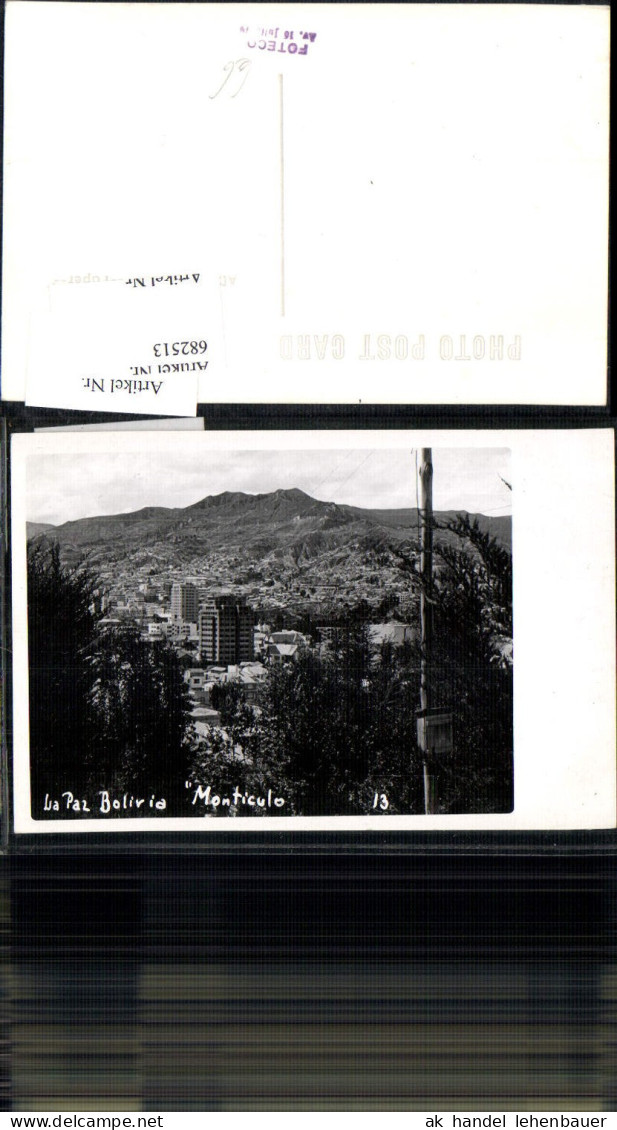 682513 Bolivia Bolivien La Paz Monticulo