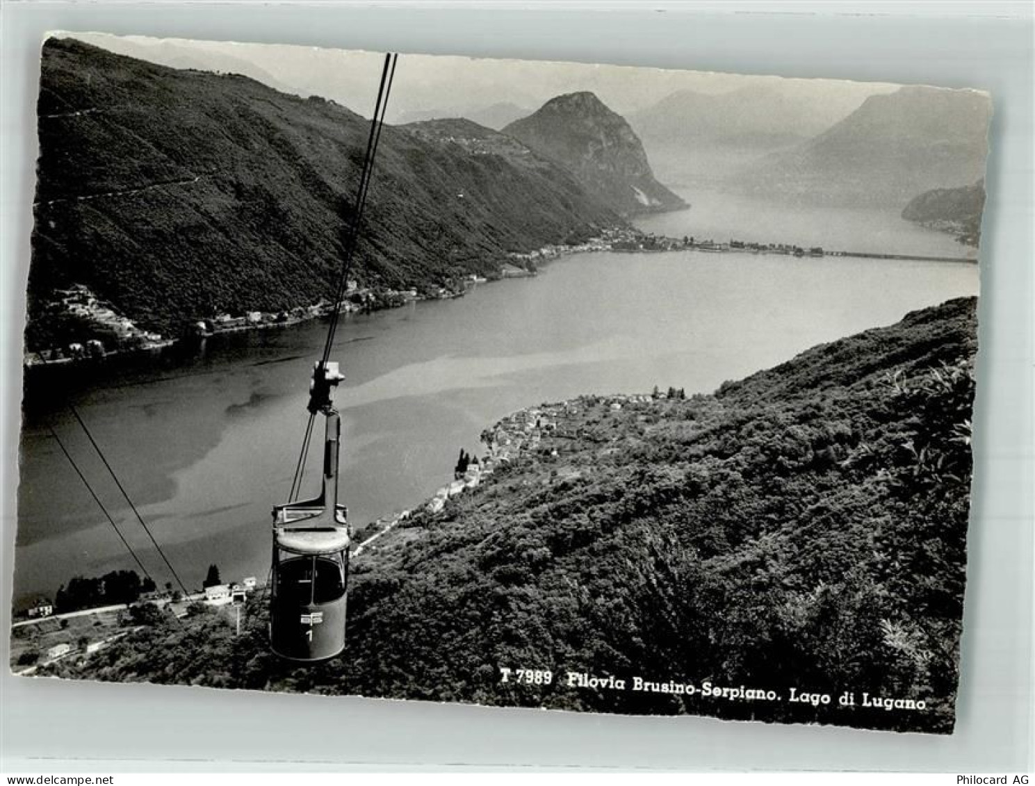 6827 Brusino Arsizio Foto AK Seilbahn - 38071810