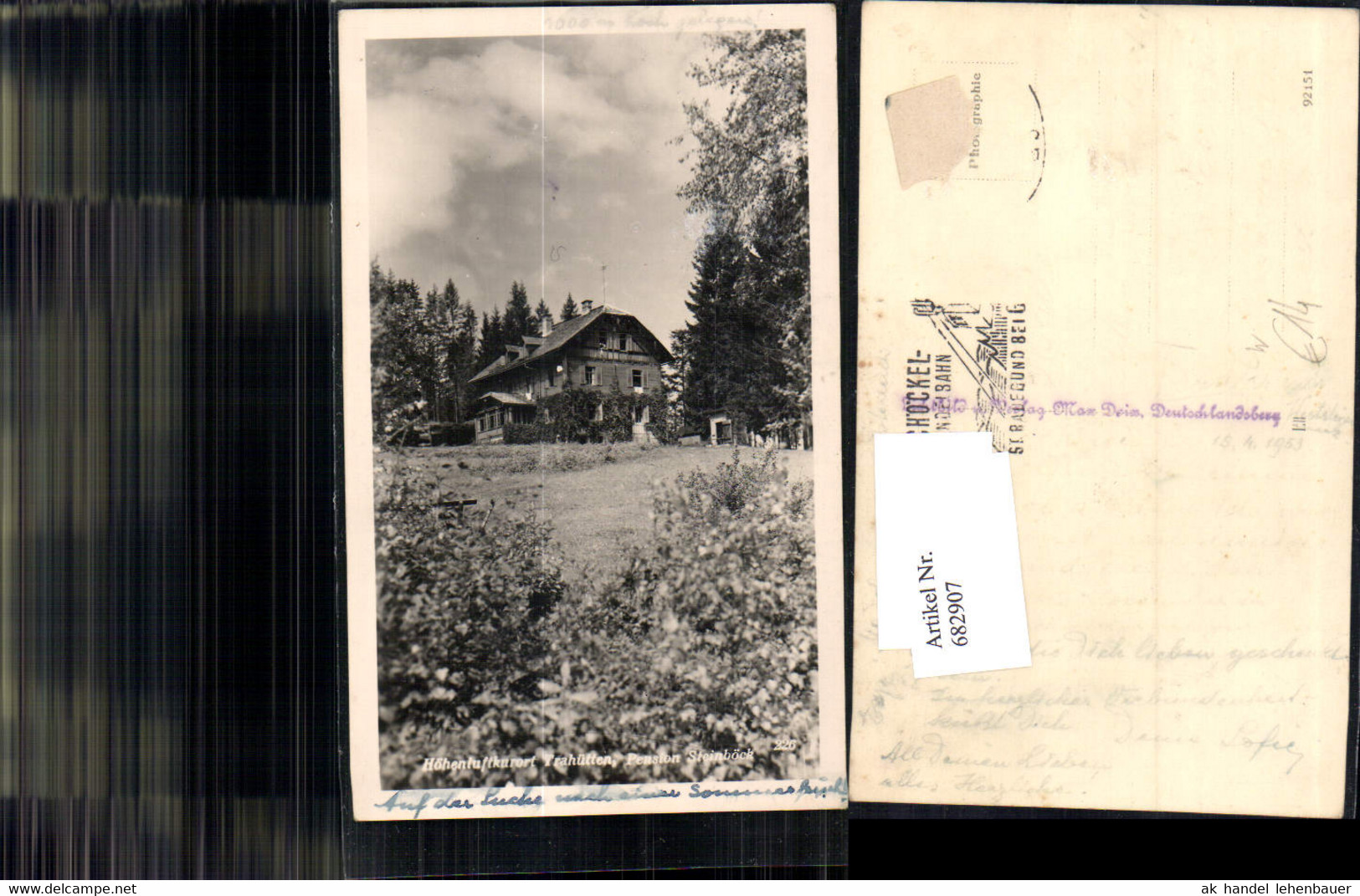 682907 Trahütten b. Deutschlandsberg Pension Steinböck