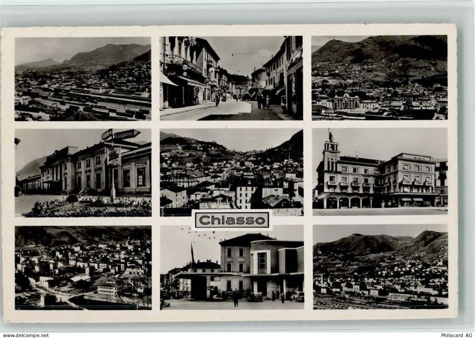 6830 Chiasso - Strassen- Gebäute- u. Panoramaansichten v. Chiasso - 10160657